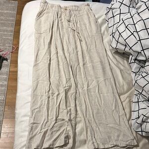 Thread & Supply Natural Linen Pants